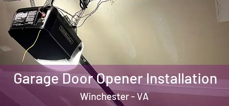  Garage Door Opener Installation Winchester - VA